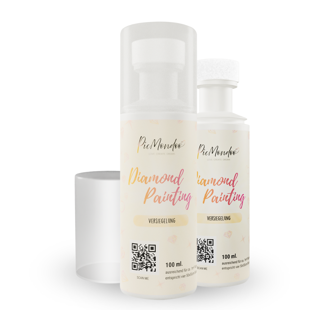 Diamond Painting Versiegelung® für besseren Halt & Glanzeffekt - Das Original