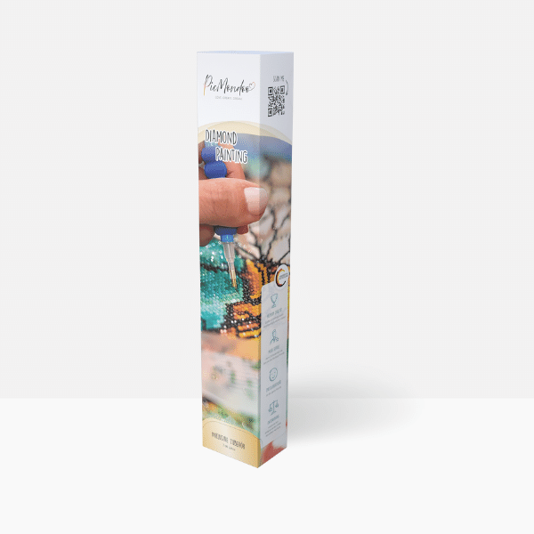 Diamond Painting Verpackung Lichtspiel der Bäume