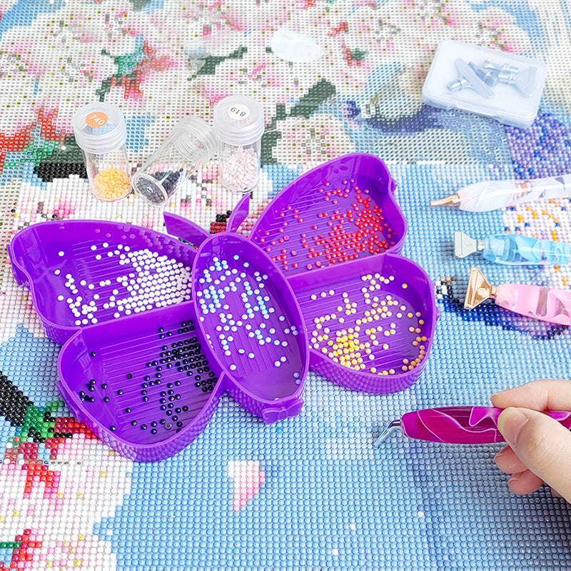 Diamond Painting Schmetterling Schiffchen Set