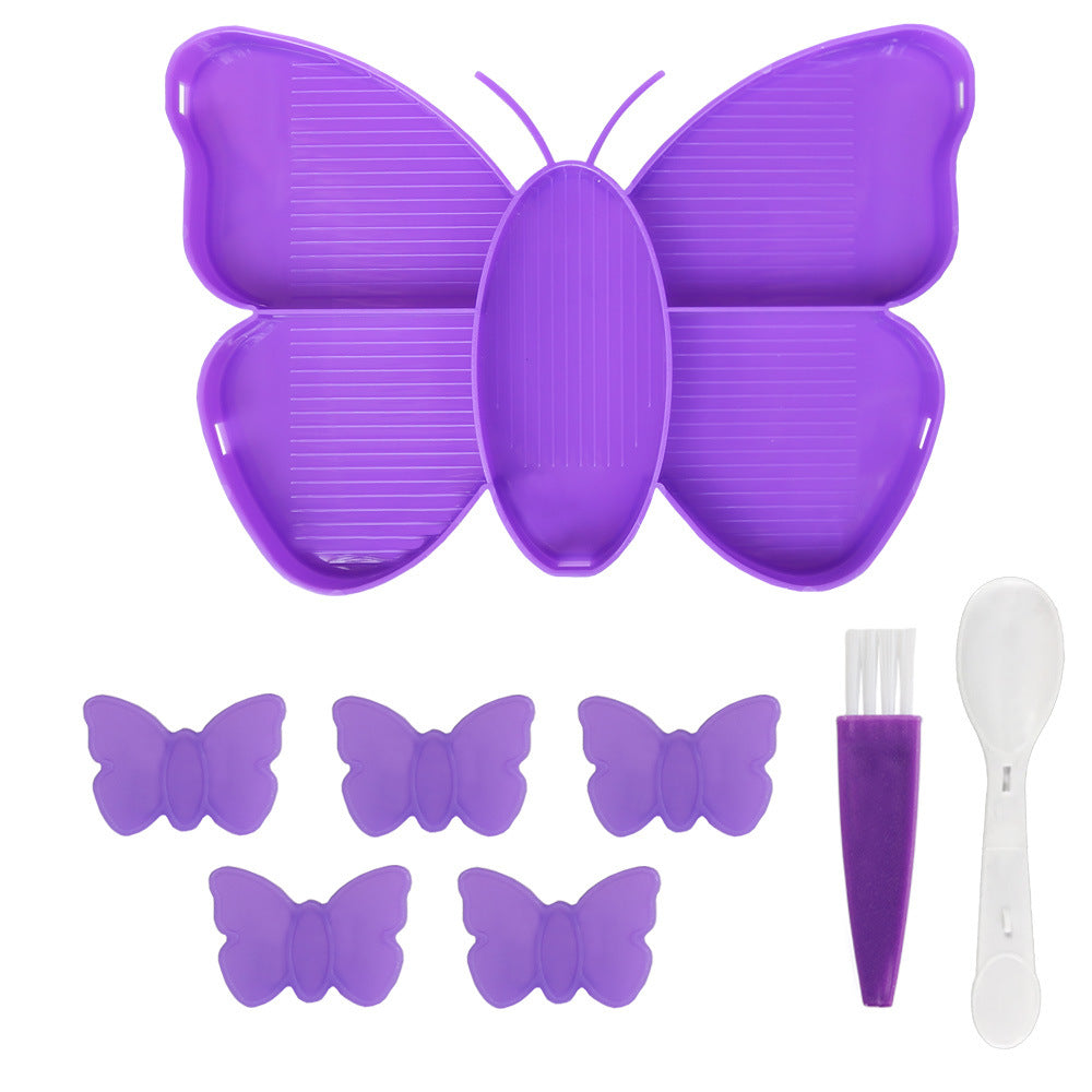 Diamond Painting Schmetterling Schiffchen Set