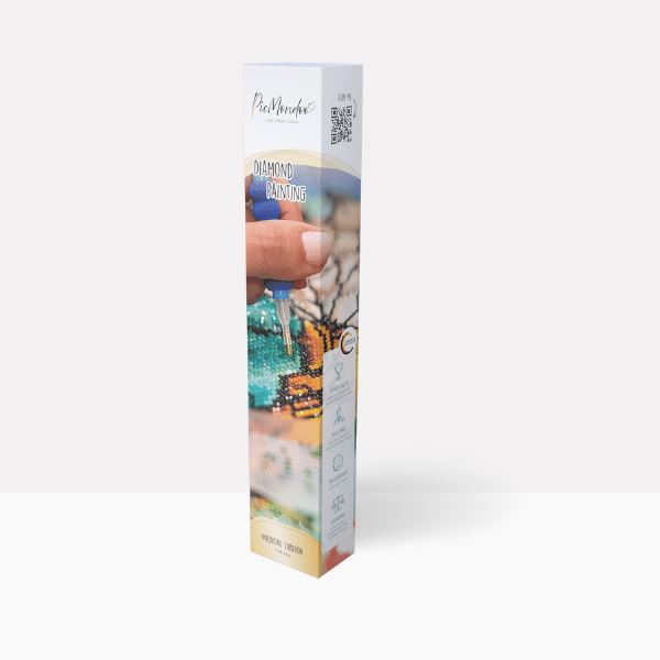 Diamond Painting Leuchtbild Special Verpackung XXL The little village in a bottle