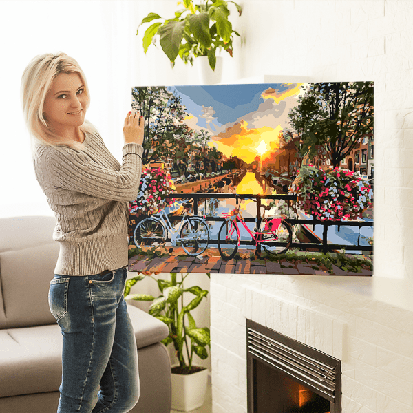 Malen nach Zahlen Set - Schönes Amsterdam