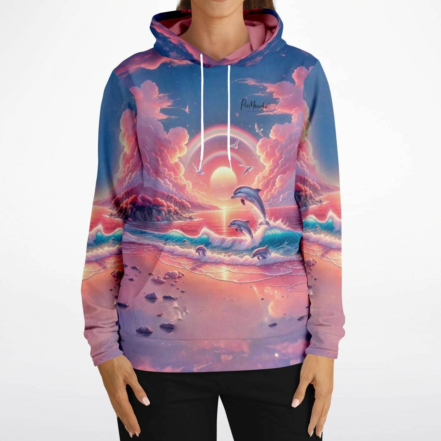 Dreamer Hoodie - Pinkes Meeresrauschen