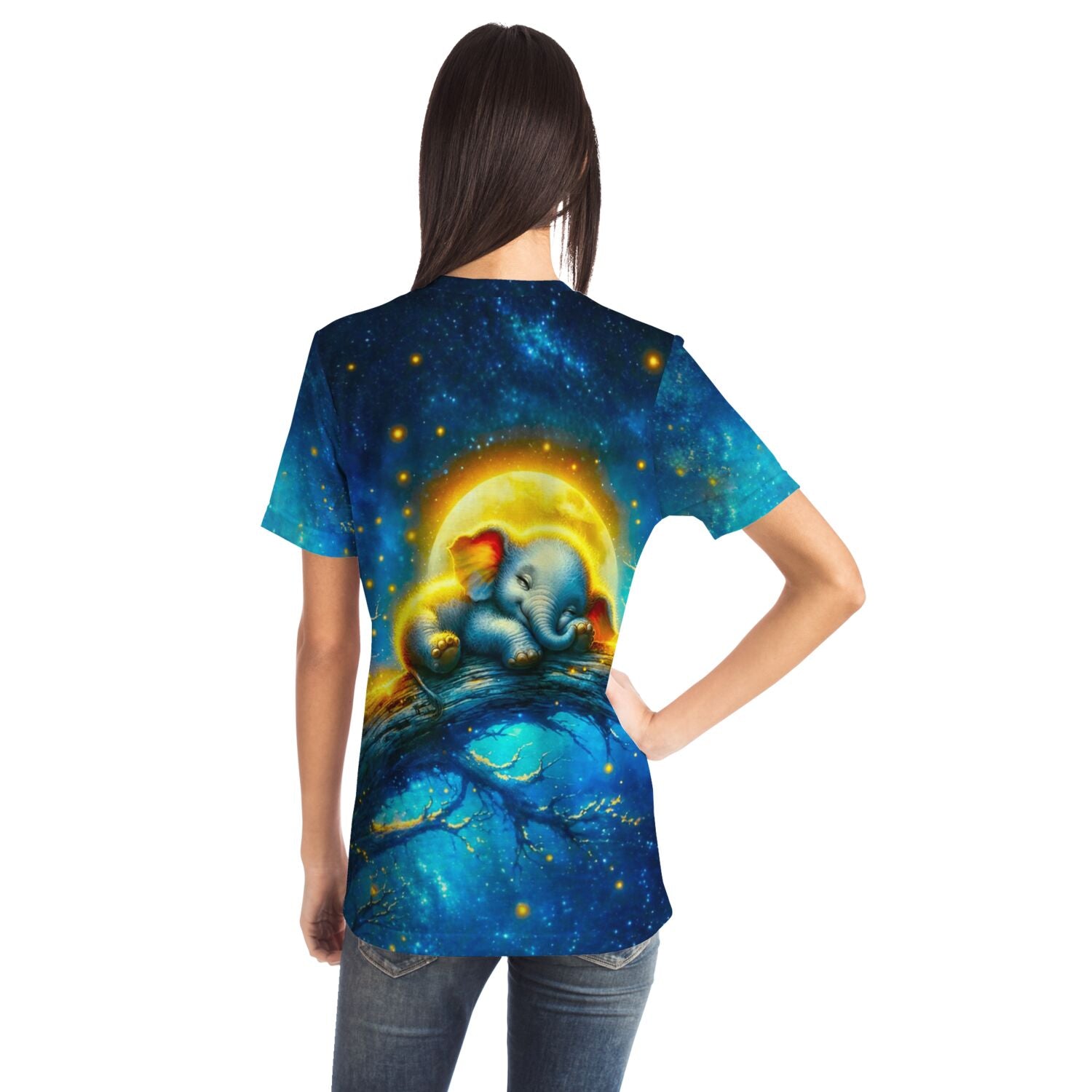 Dreamer T-Shirt - Mondschein Elefant
