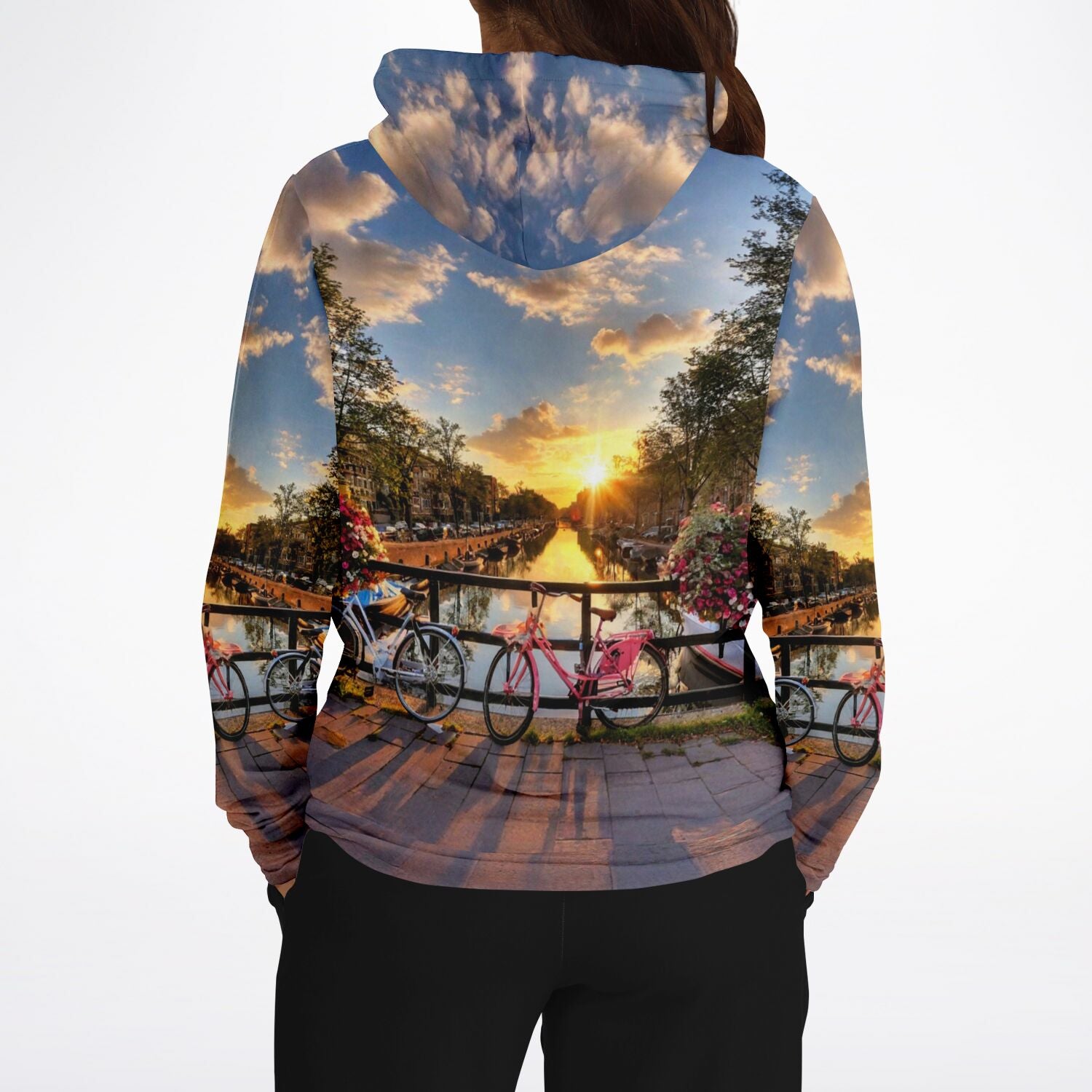 Dreamer Hoodie - Sonnenuntergang in Amsterdam