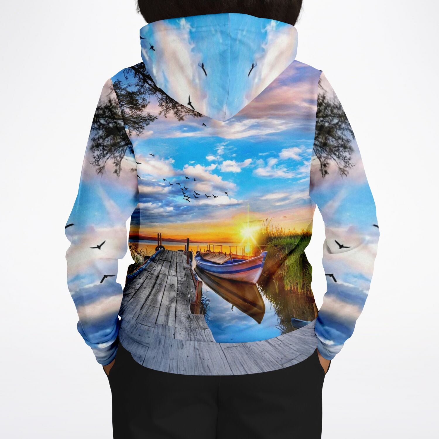 Dreamer Hoodie - Sonniger Abend am See