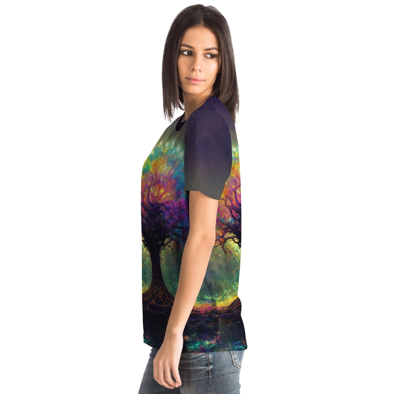 Dreamer T-Shirt - Multi Special - Colorful lightning Tree