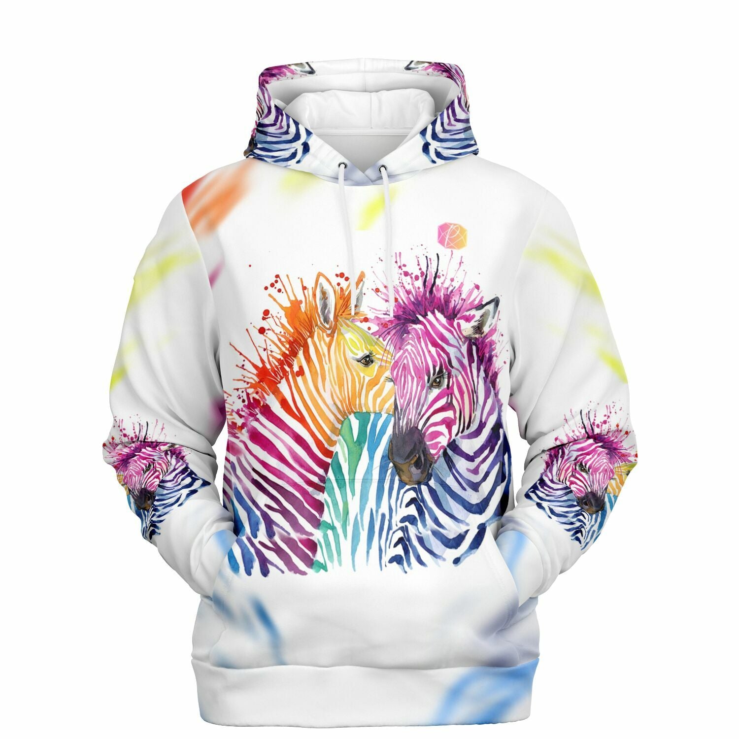Dreamer Hoodie - Bunte Zebras