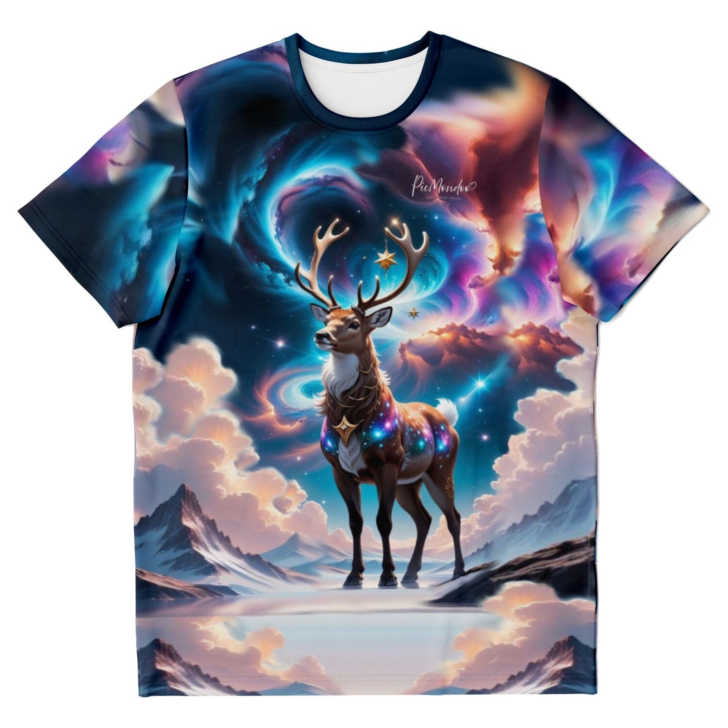 Dreamer T-Shirt - Rentier im Abendzauber