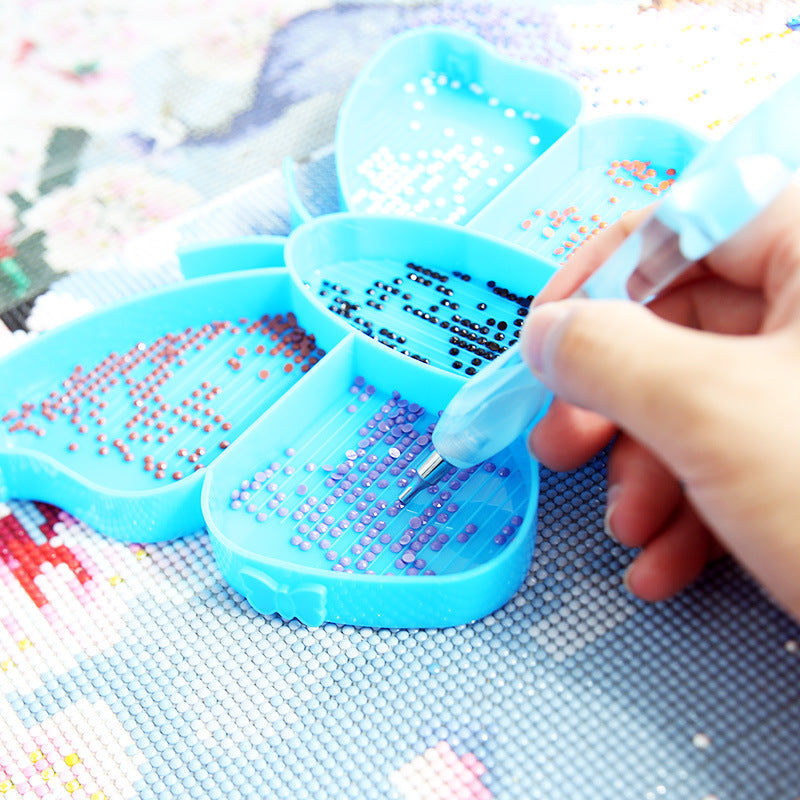 Diamond Painting Schmetterling Schiffchen Set