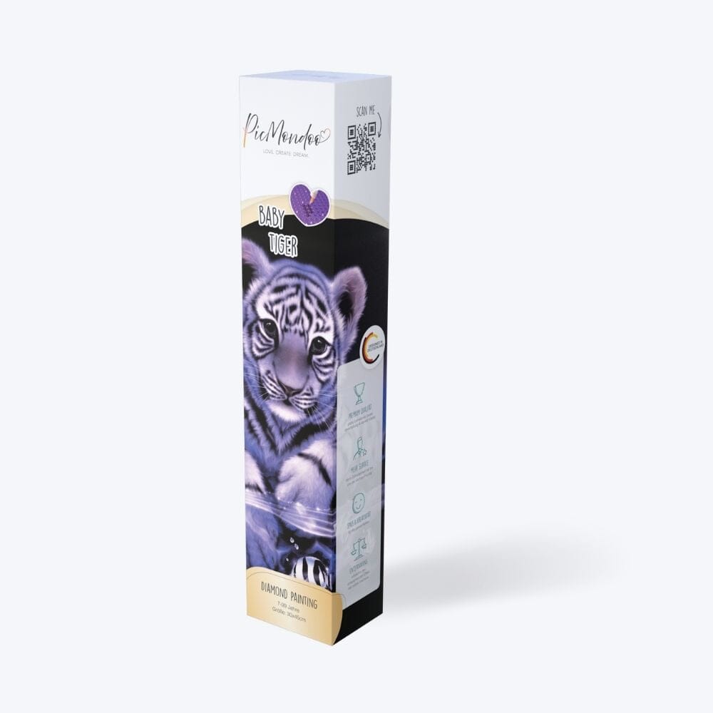 Diamond Painting Strass Special - Baby Tiger MINI