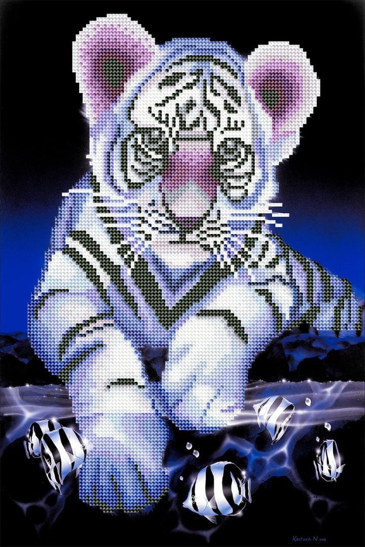 Diamond Painting Strass Special - Baby Tiger MINI