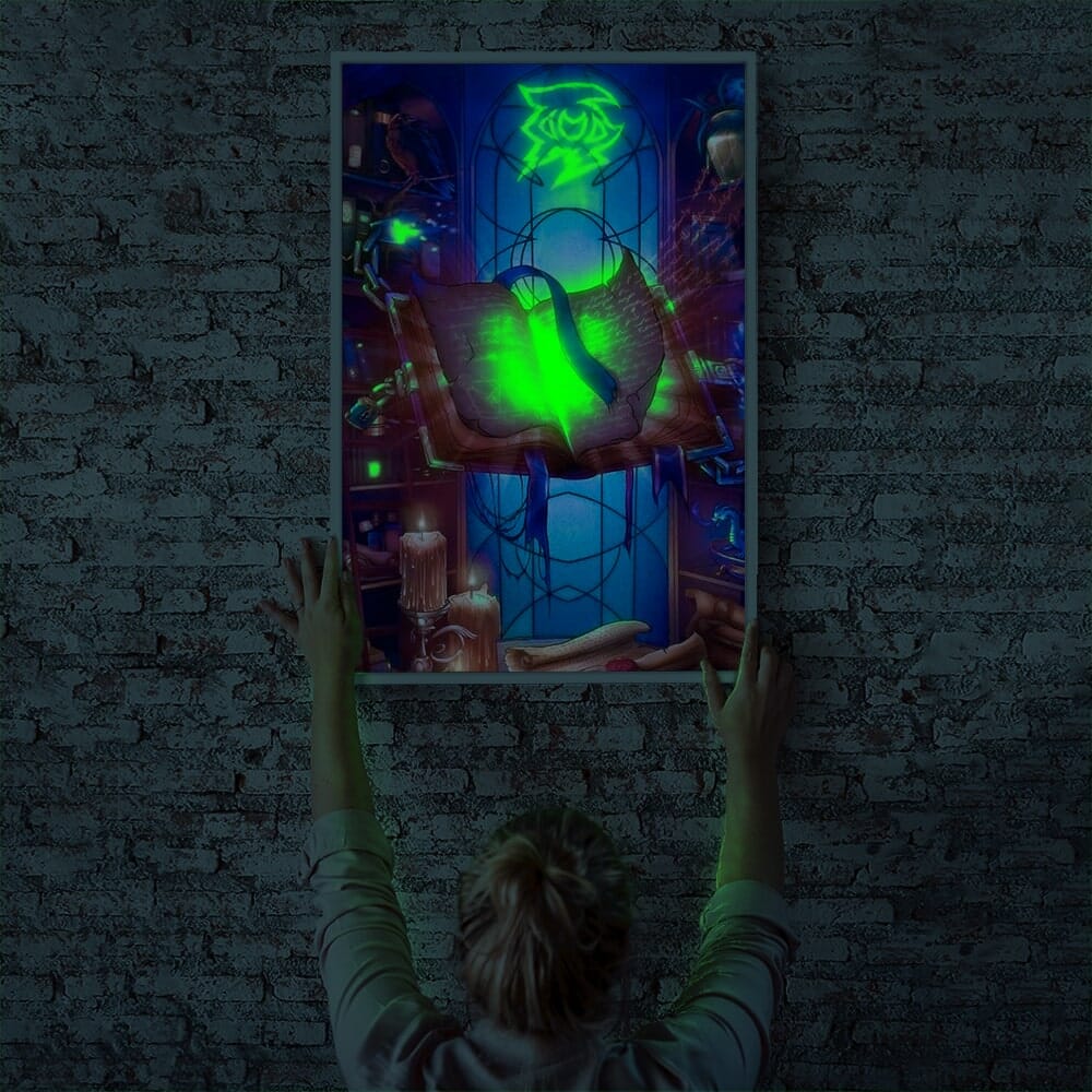 Diamond Painting Leuchtbild Special Wandbild Das magische Zimmer