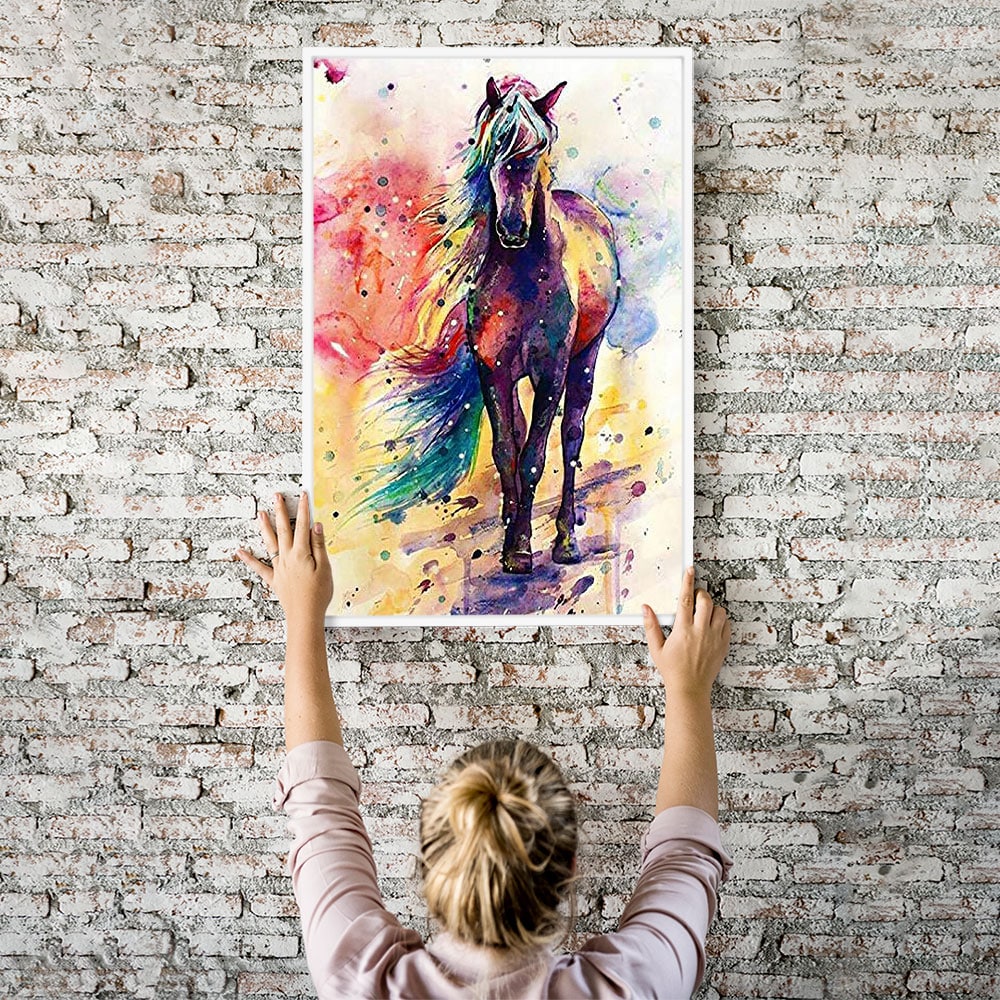 Diamond Painting Wandbild Horse of Colors