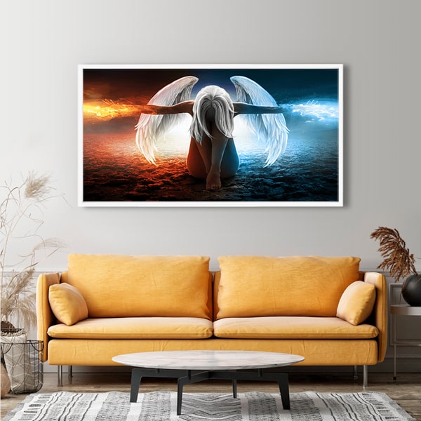 Diamond Painting Wandbild Engel der Elemente XXL