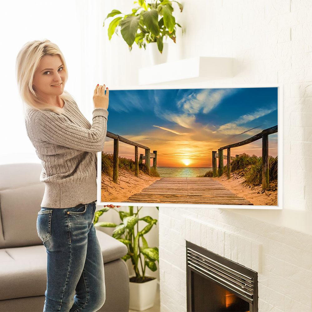 Diamond Painting Bild Sonnenuntergang am Strand