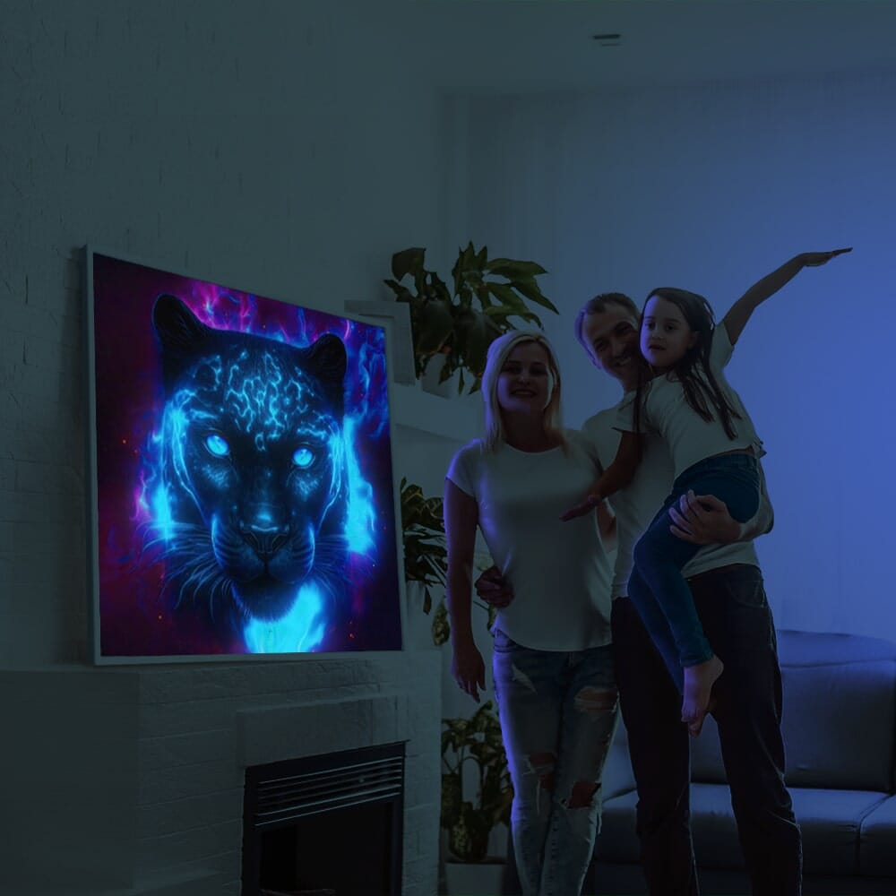 Diamond Painting Leuchtbild Special Bild Black Panther