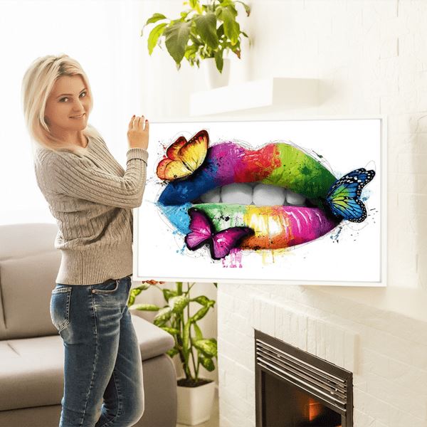 Diamond Painting Strass Special Bild XL Color Lips