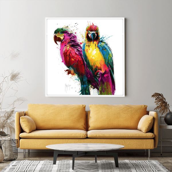 Diamond Painting Strass Special Wandgestaltung XL Color Papagein