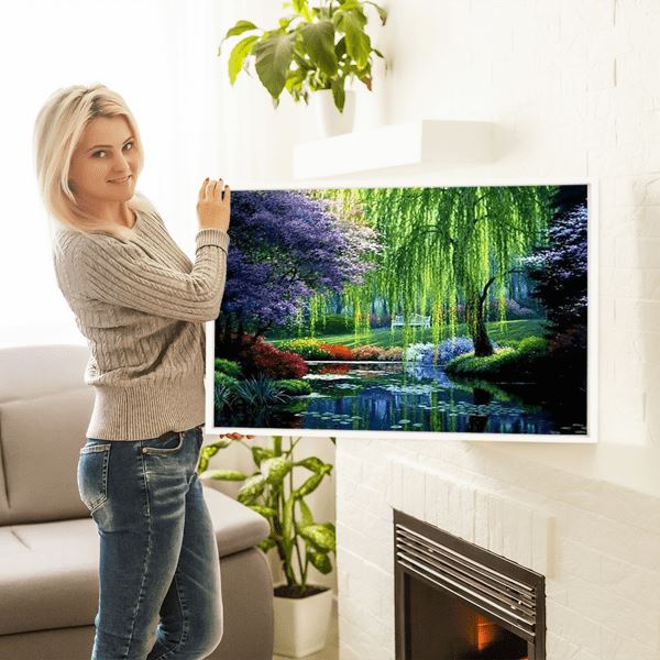 Diamond Painting Strass Special Bild XL Naturpark der Liebe