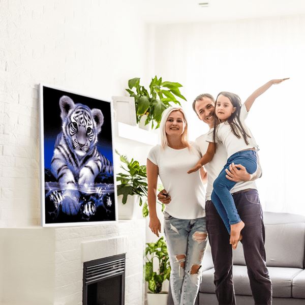 Diamond Painting Strass Special - Baby Tiger MINI