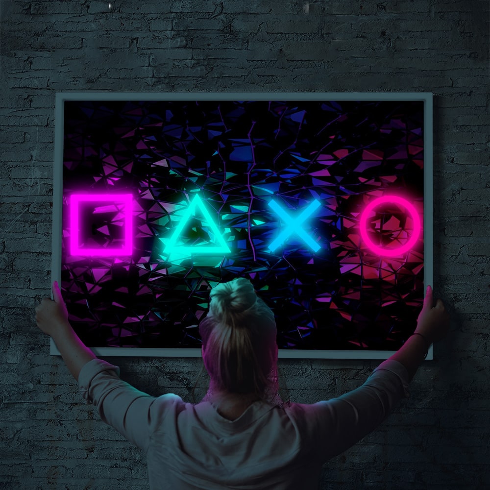Diamond Painting Leuchtbild Special Wandbild The Game