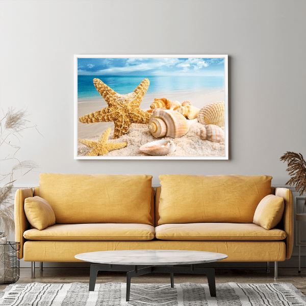 Diamond Painting Wandgestaltung Strandbewohner