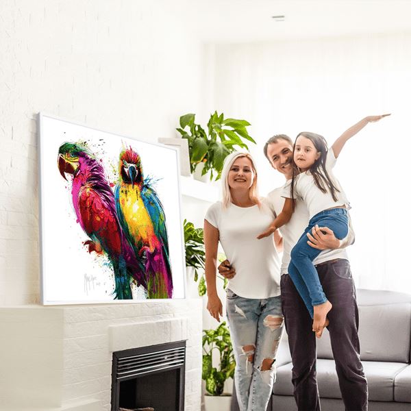 Diamond Painting Strass Special Bild XL Color Papagein