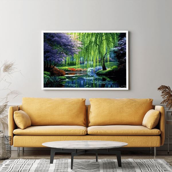 Diamond Painting Strass Special Wandgestaltung XL Naturpark der Liebe