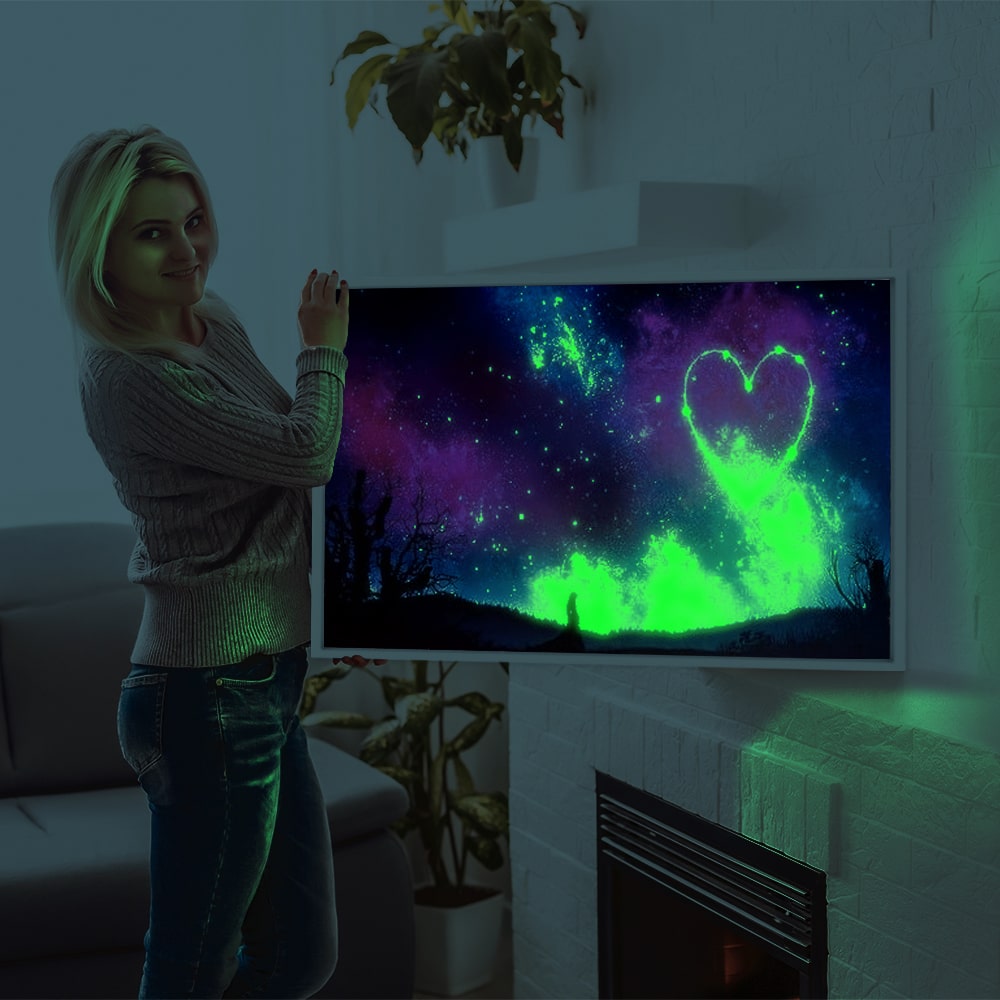 Diamond Painting Leuchtbild Special Bild Herz der Hoffnung