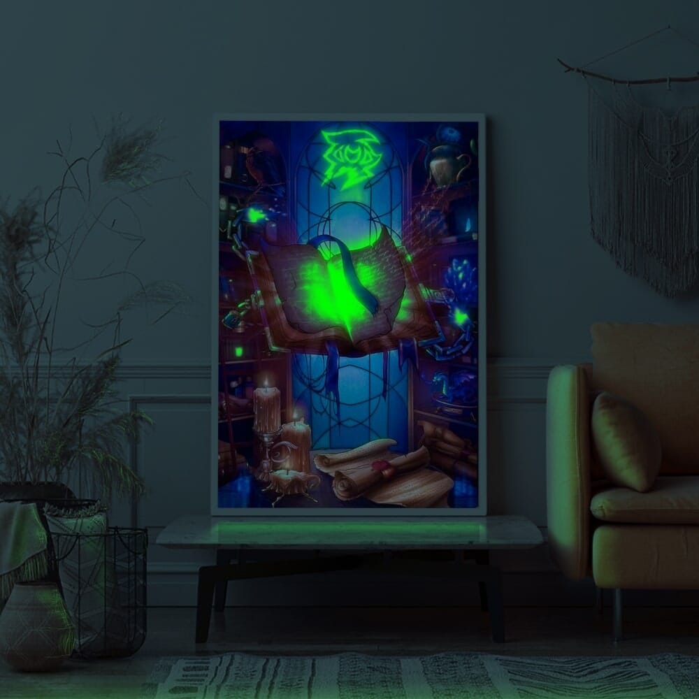 Diamond Painting Leuchtbild Special Wandgestaltung Das magische Zimmer