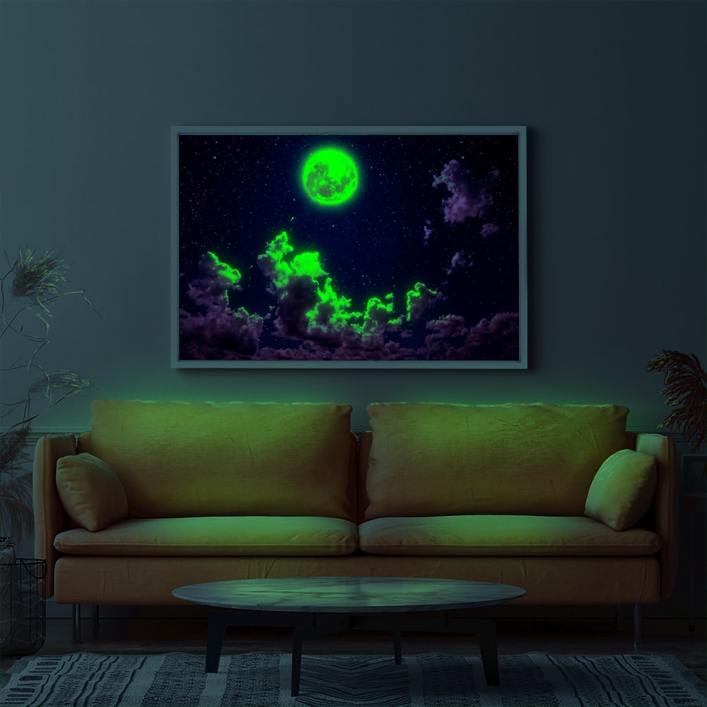 Diamond Painting Leuchtbild Special Wandbild Rosa Himmelstraum