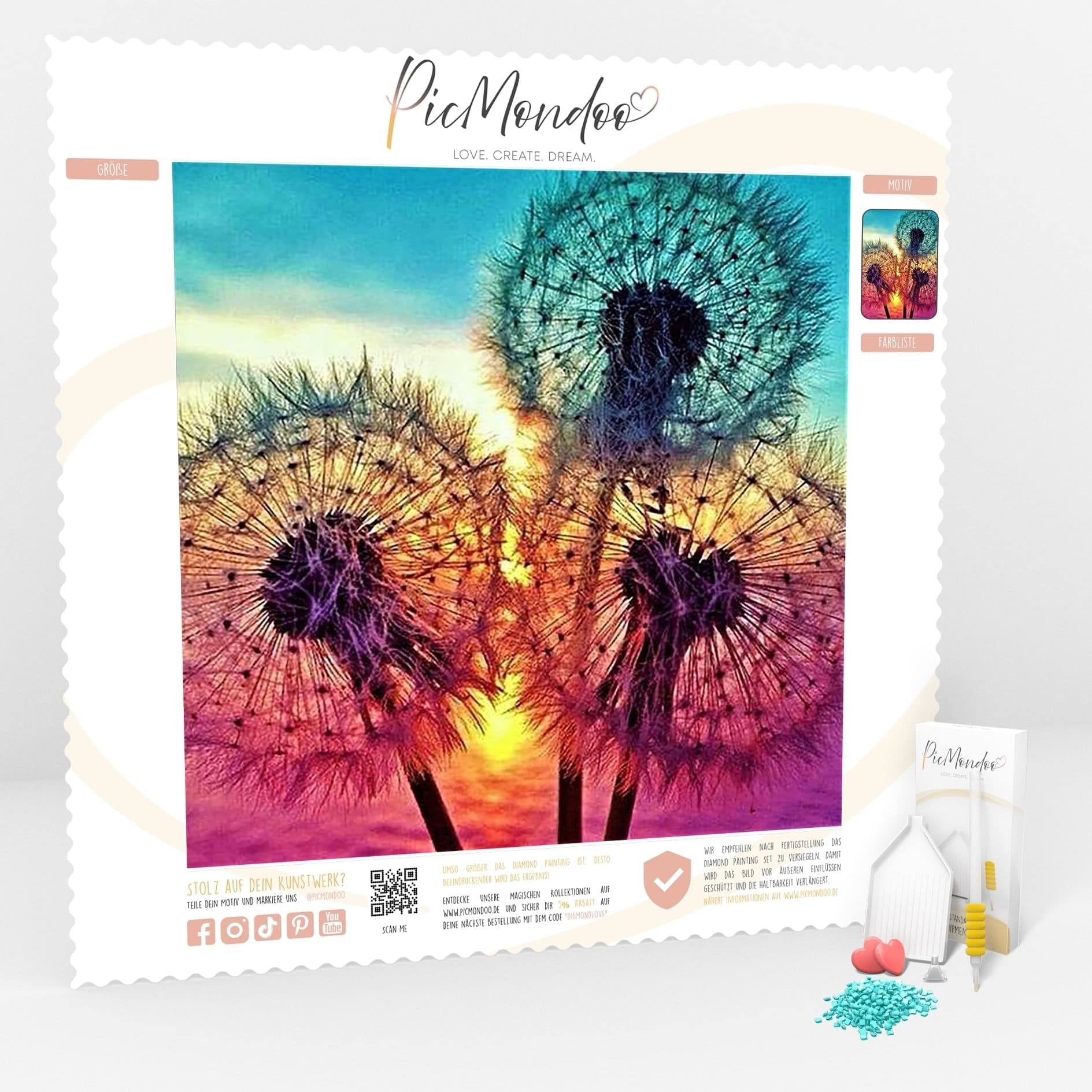 Vape Adventskalender Amazon Diamond Painting Pusteblume direkt vom  Hersteller Picmondoo kaufen Ses fr die Vorweihnachtszeit: Adventskalender