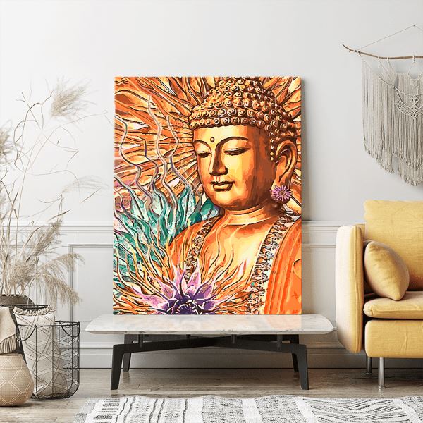 Malen nach Zahlen Foto Buddha