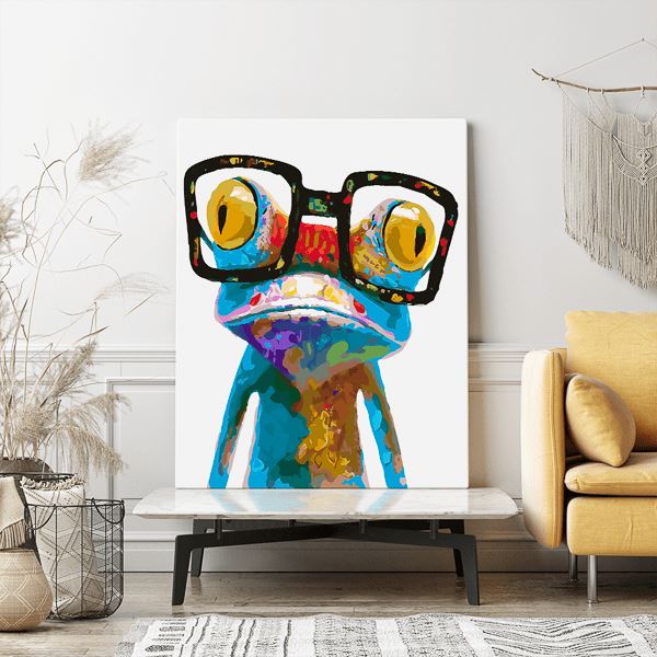Malen nach Zahlen Foto Crazy Frog