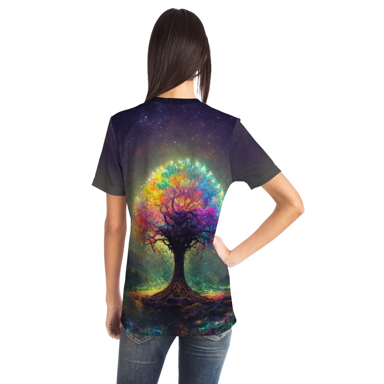 Dreamer T-Shirt - Multi Special - Colorful lightning Tree