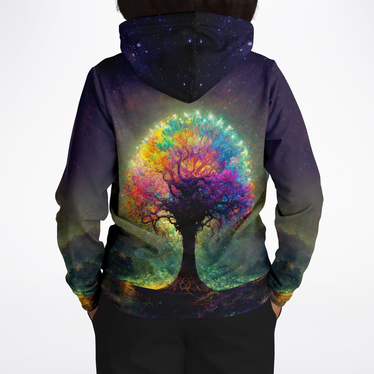 Dreamer Hoodie - Multi Special - Colorful lightning Tree