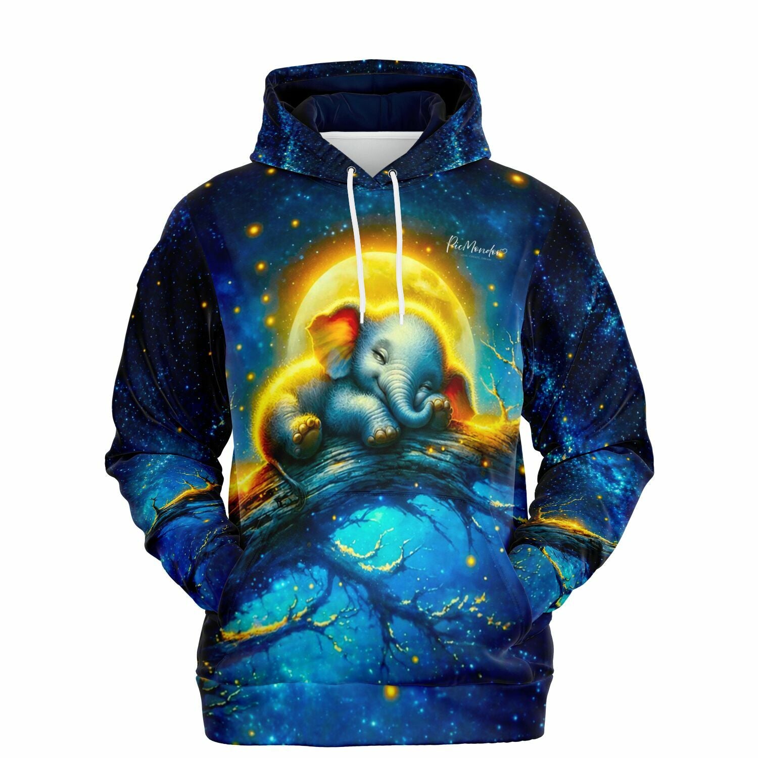 Dreamer Hoodie - Mondschein Elefant