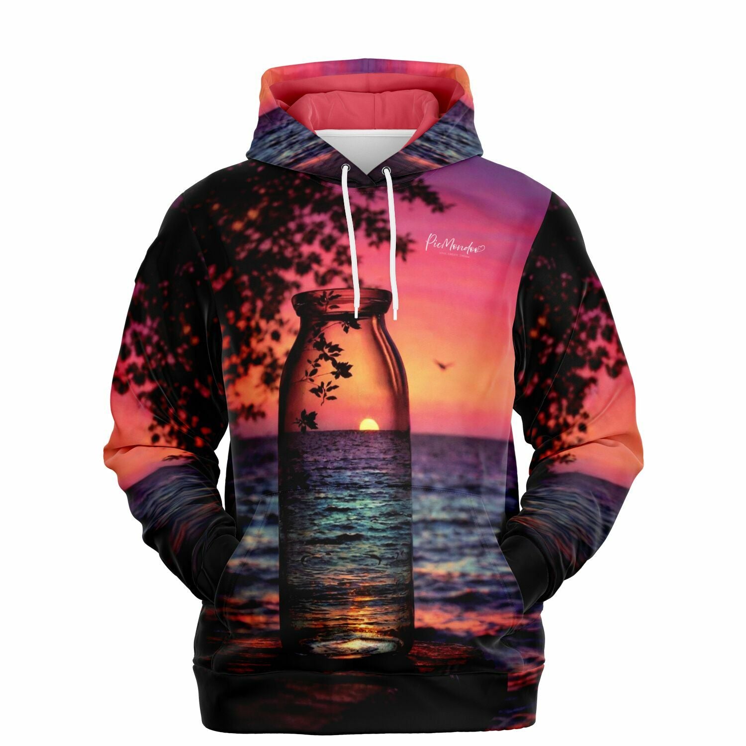 Dreamer Hoodie -  Roter Sonnenuntergang