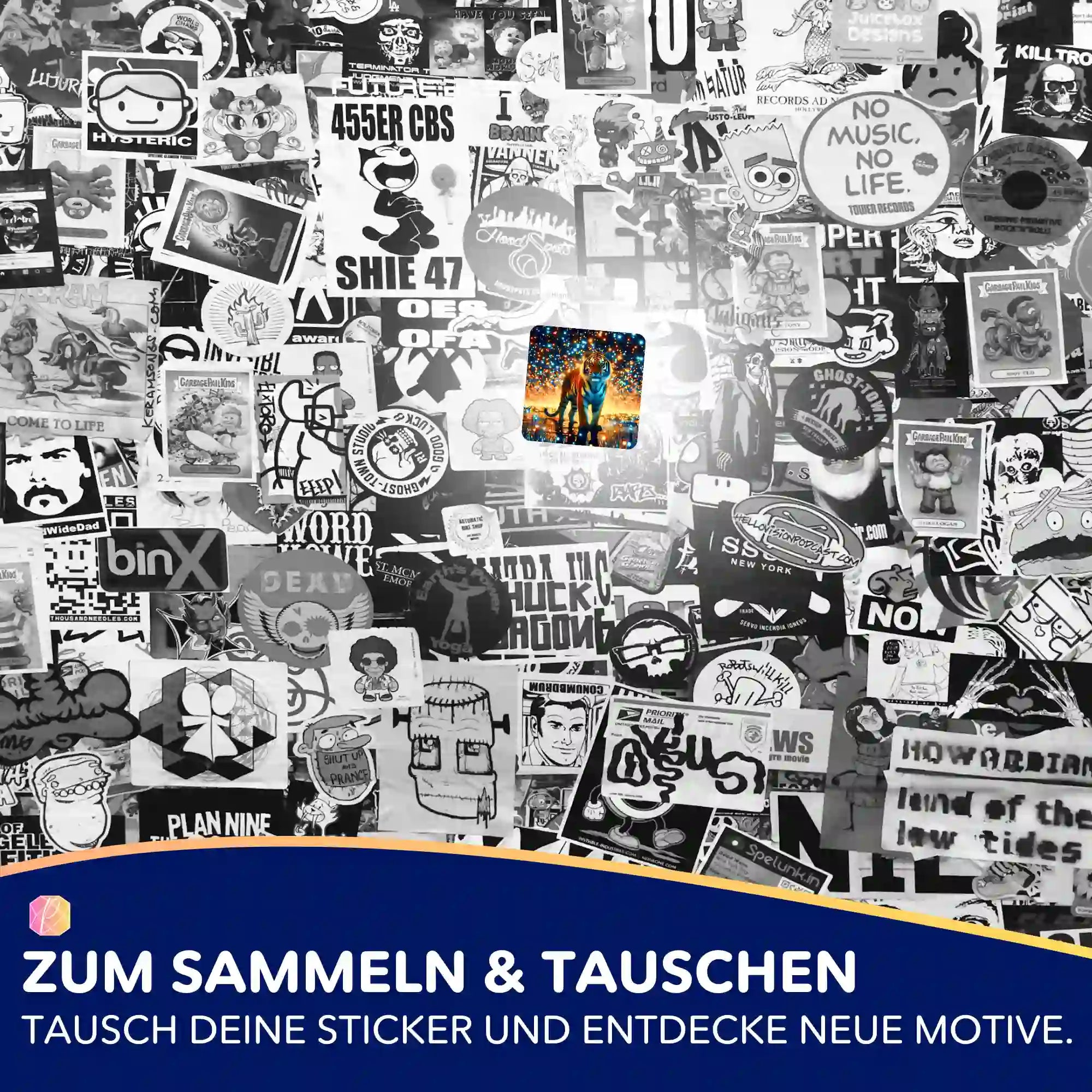 Aufkleber 5er-Set - Sternenwächter