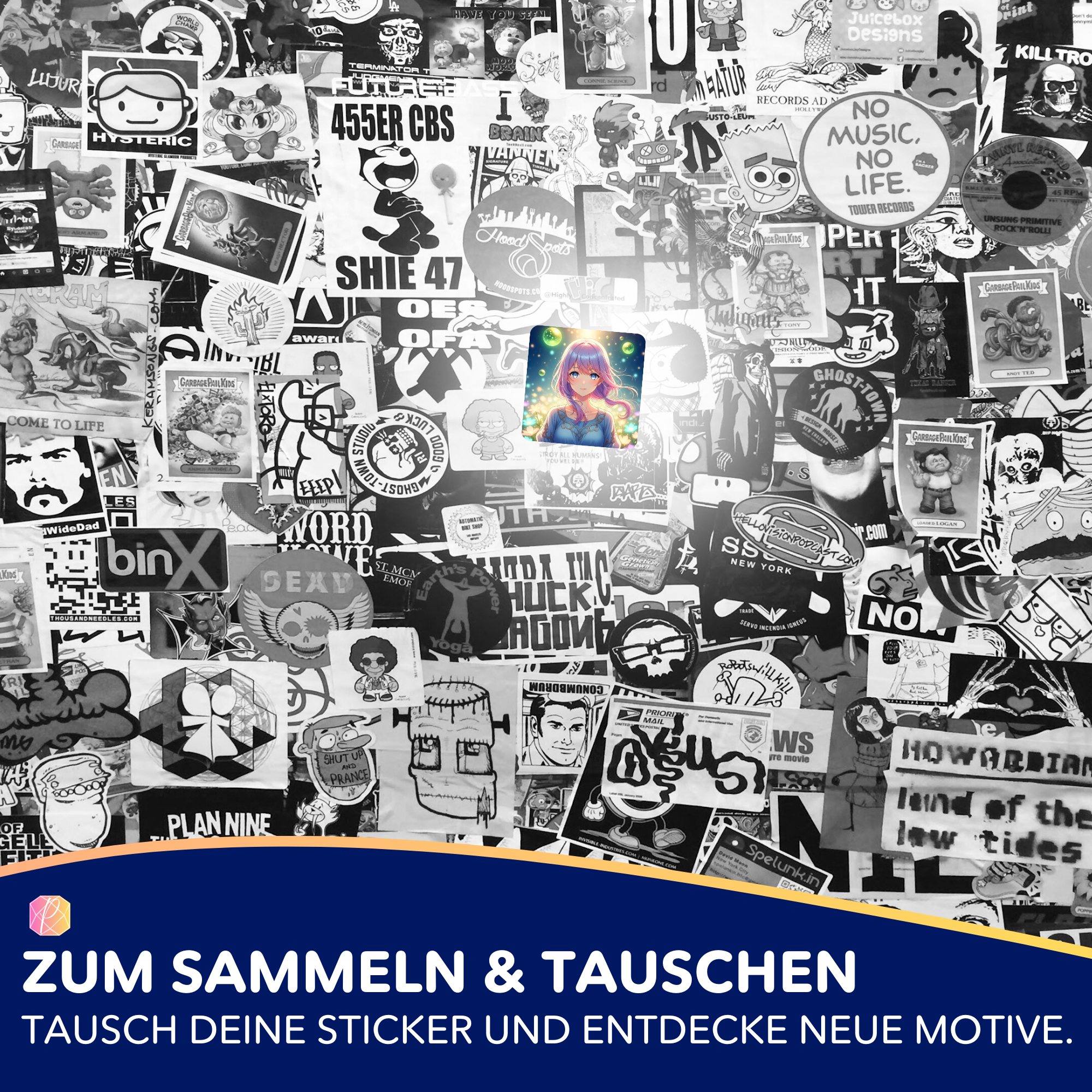 Aufkleber 5er-Set - Diamond Painting 7-Tage Special - Dreamer