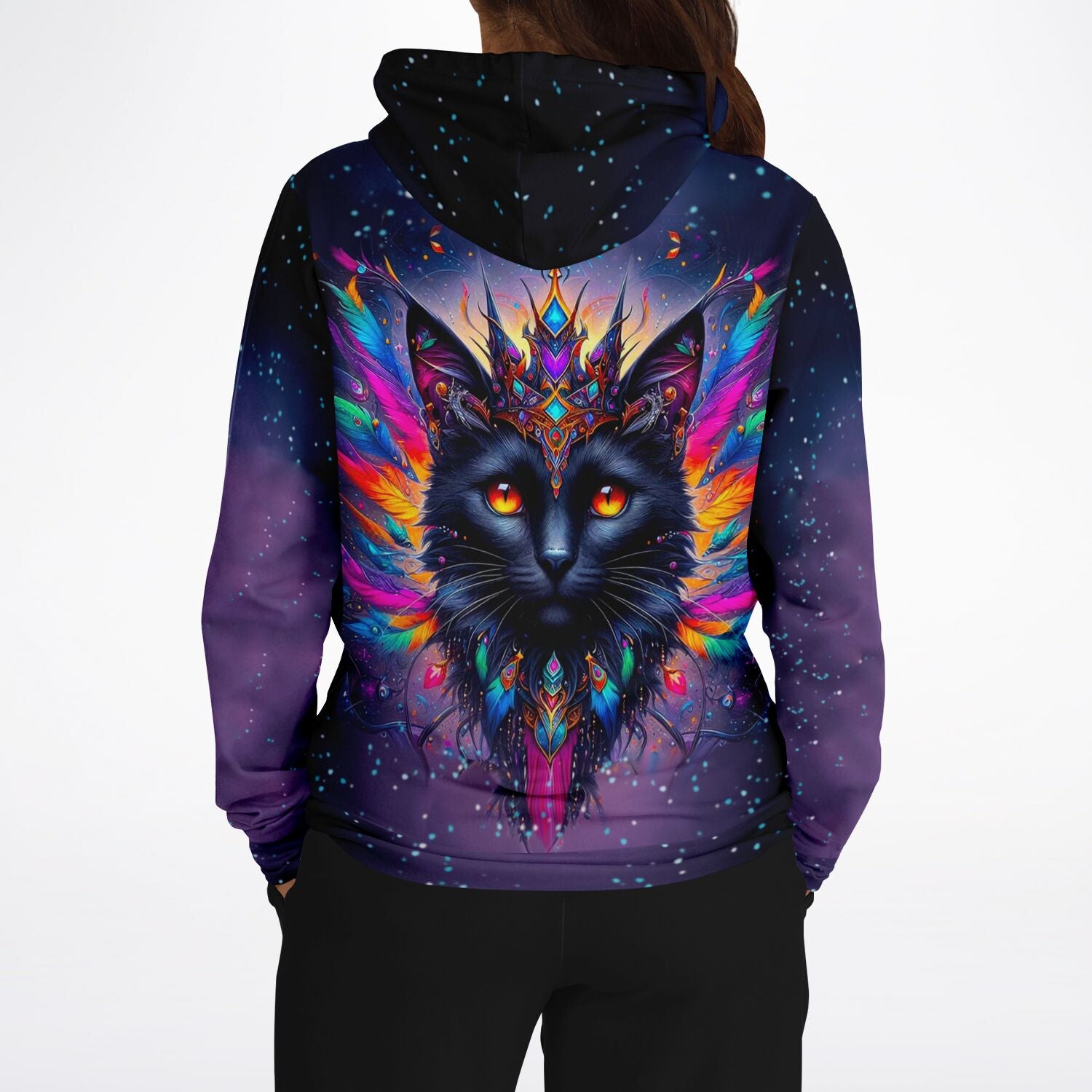 Dreamer Hoodie - Mystic colorsplash Cat