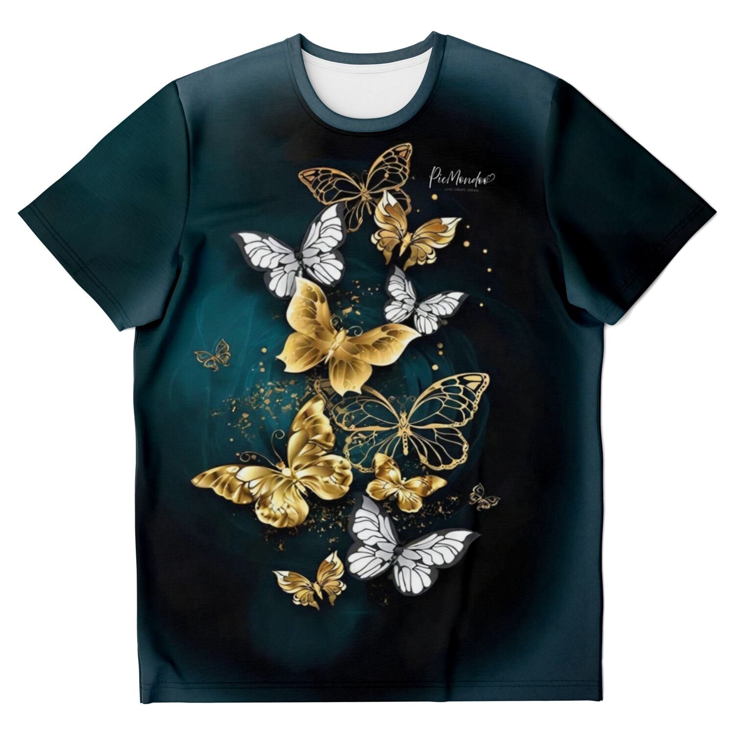 Dreamer T-Shirt - Multi Special - Goldene Schmetterlinge