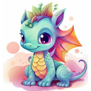 Diamond Painting Mini - Color Dragon