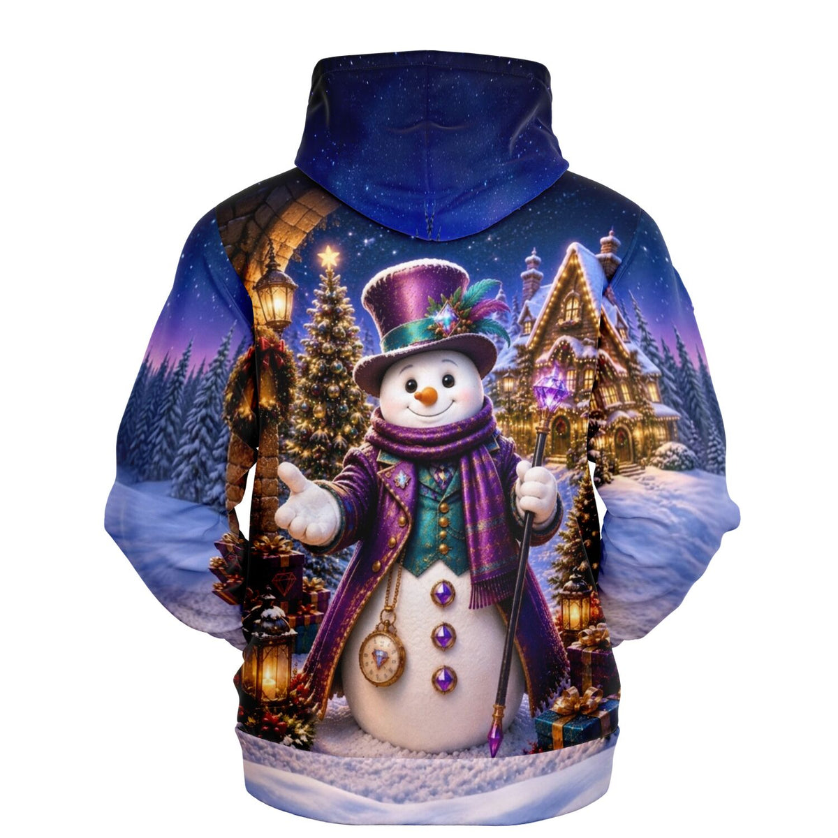 Dreamer Hoodie mit festlichem Schneemann-Motiv, perfekt passend zu unseren winterlichen Diamond Painting Sets.