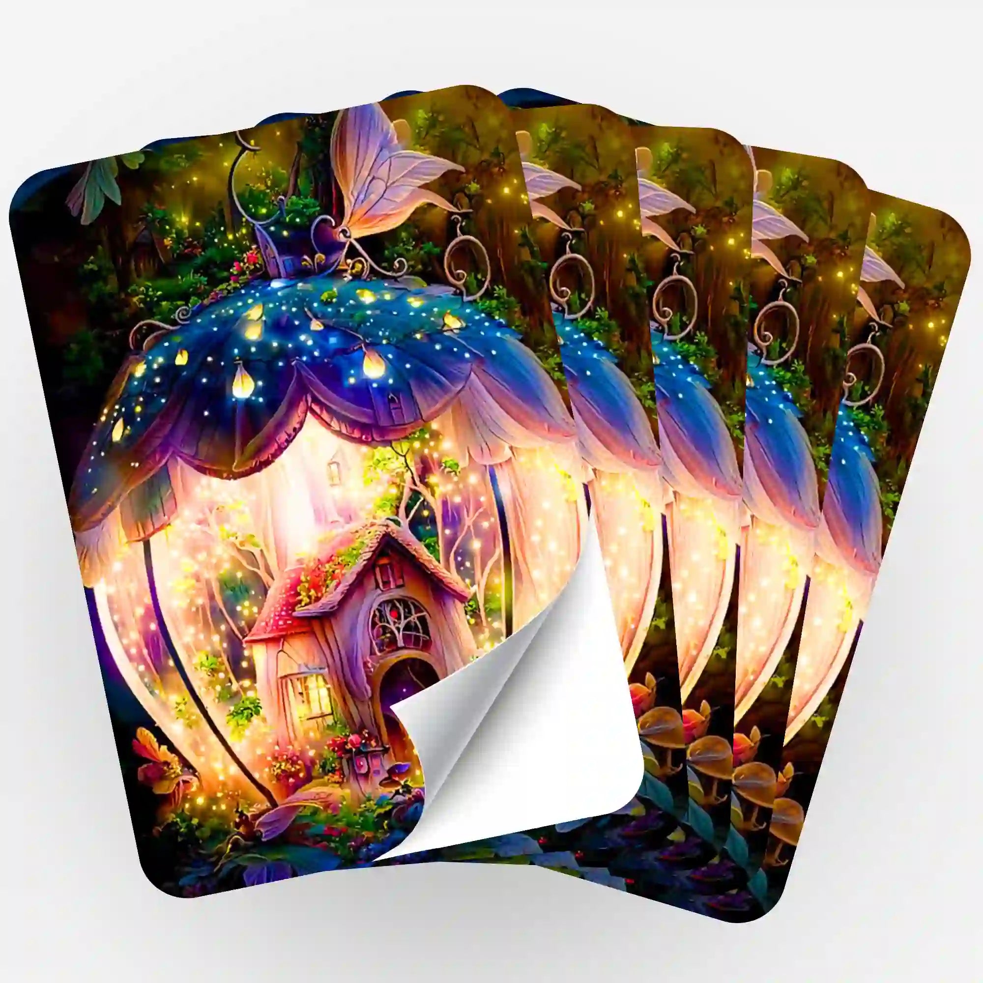 Aufkleber 5er-Set - Fantasiehaus