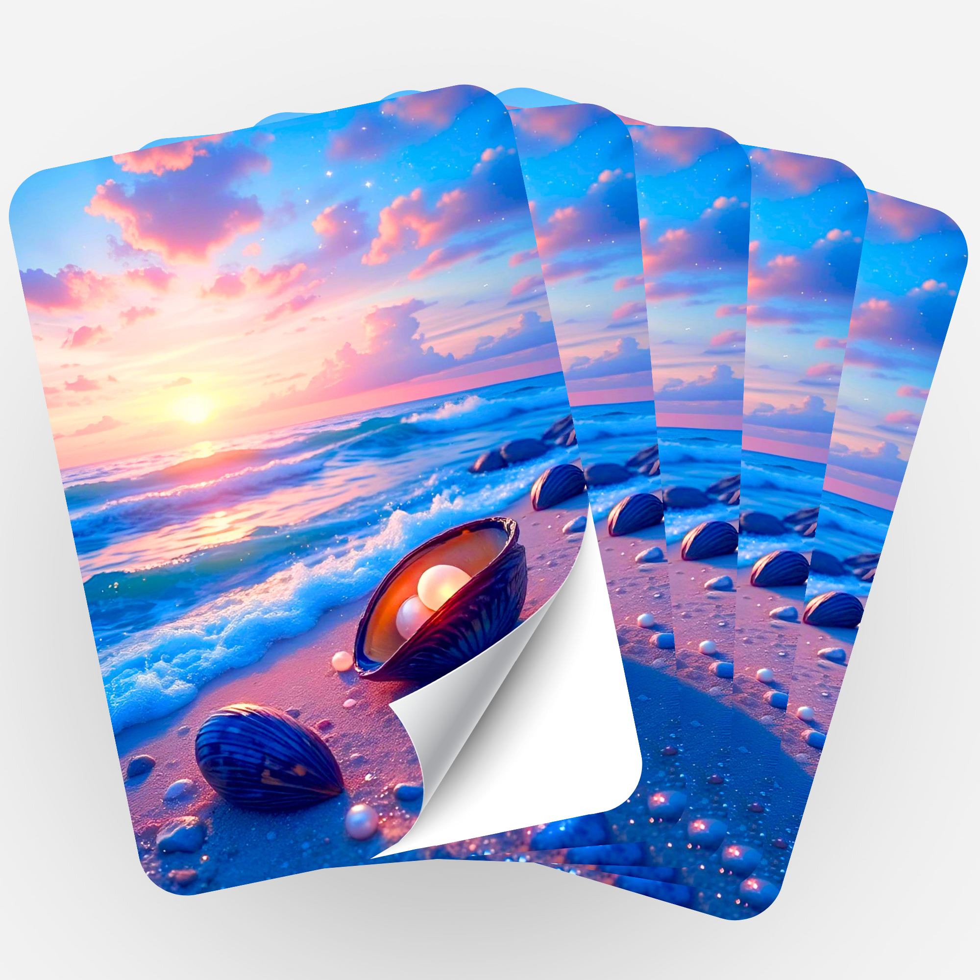 Aufkleber 5er-Set - Strandliebe