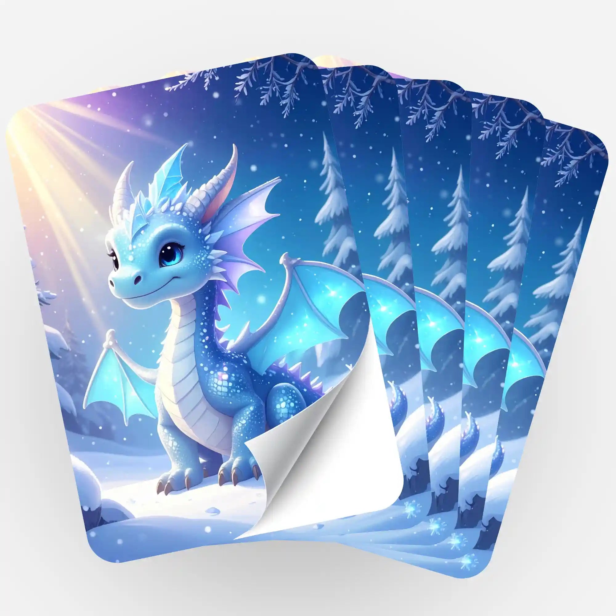 Aufkleber 5er-Set - Licht des Nordens Seren