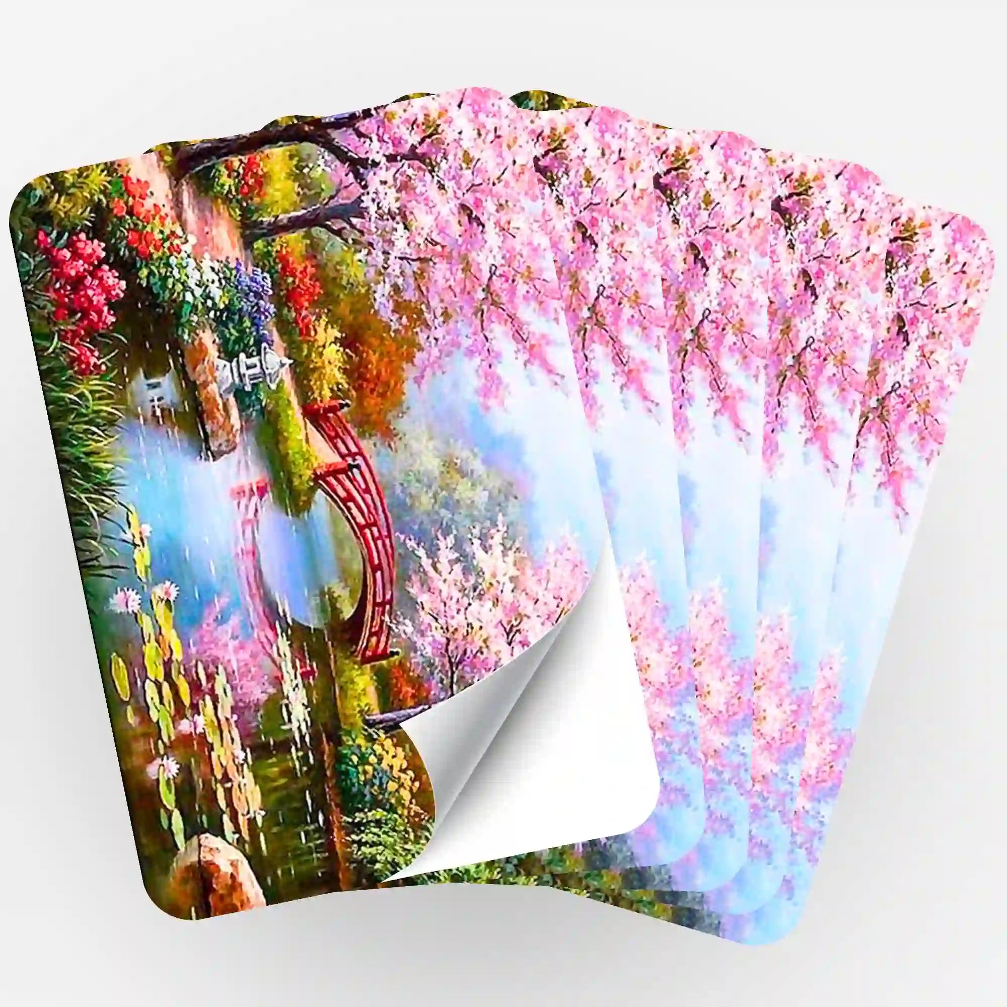 Aufkleber 5er-Set - Der chinesische Garten