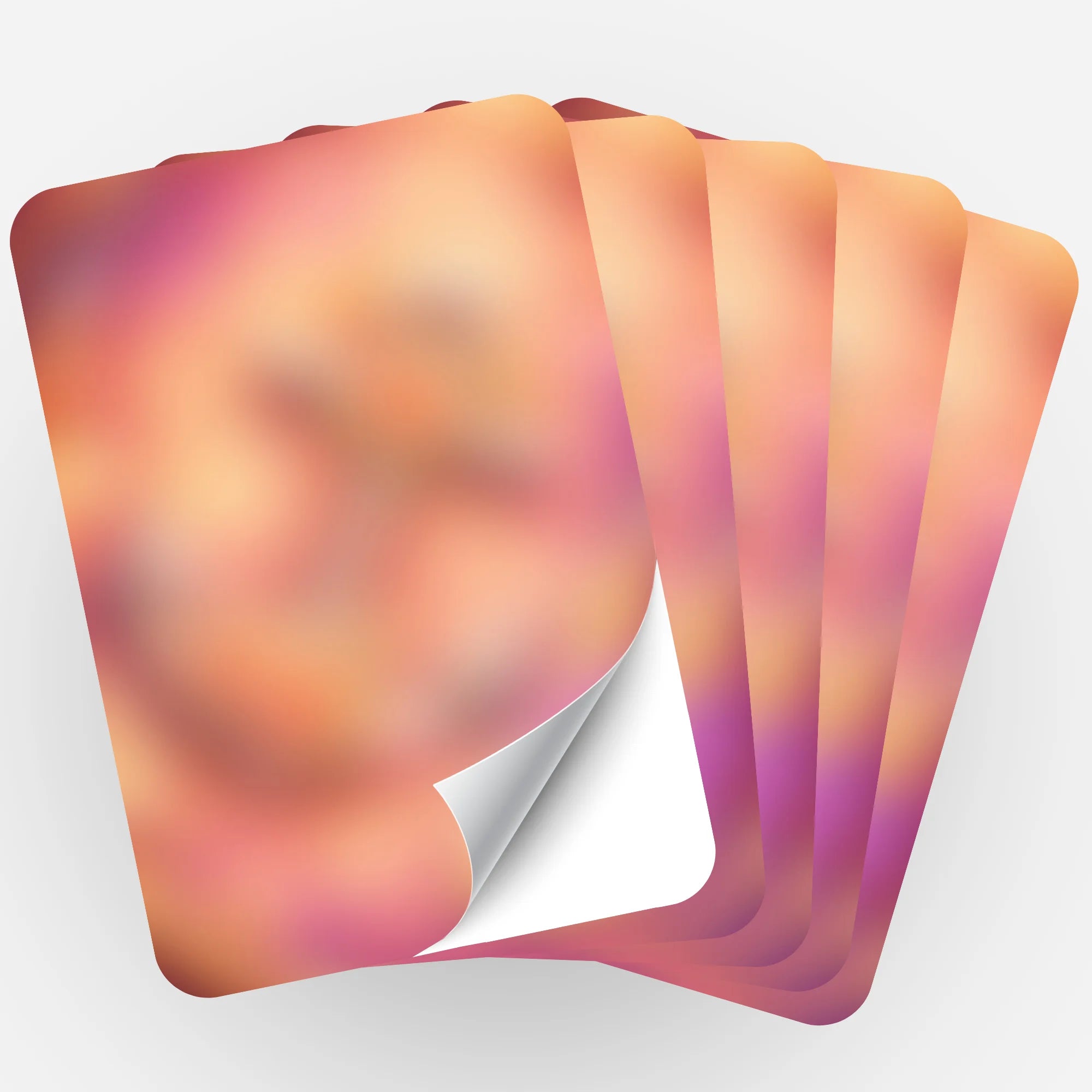 Picmondoo 5er-Set Sticker mit Sommermotiv zur Organisation von Diamond Painting und Malen nach Zahlen Projekten
